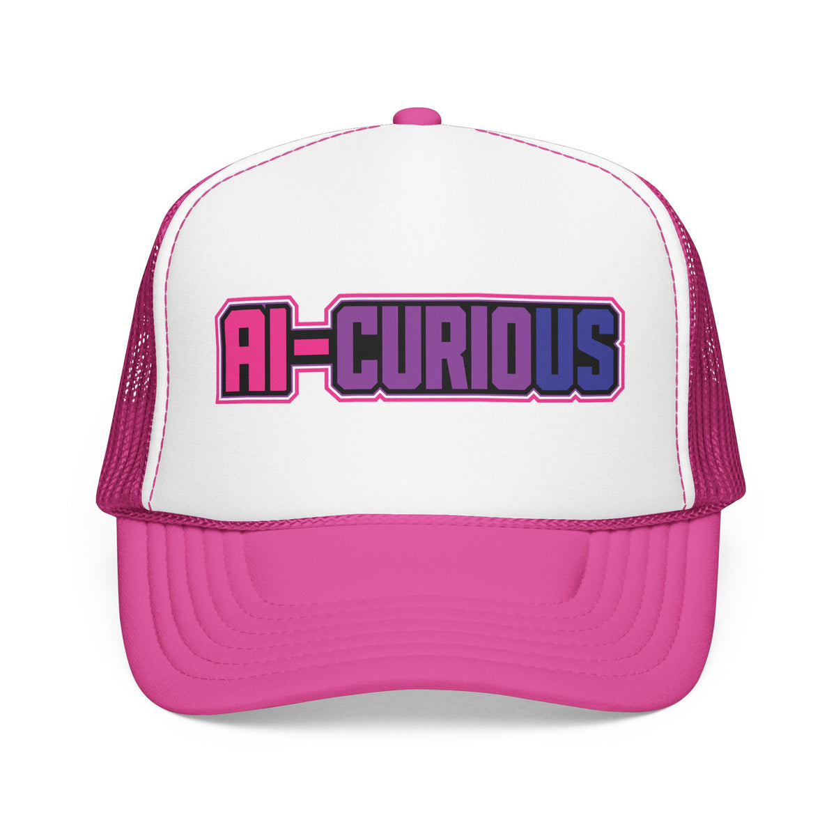AI-CURIOUS Foam Trucker Hat