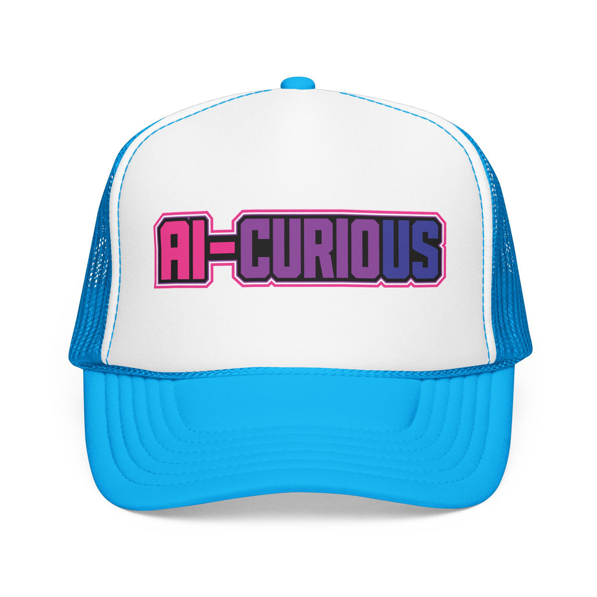 AI-CURIOUS Foam Trucker Hat