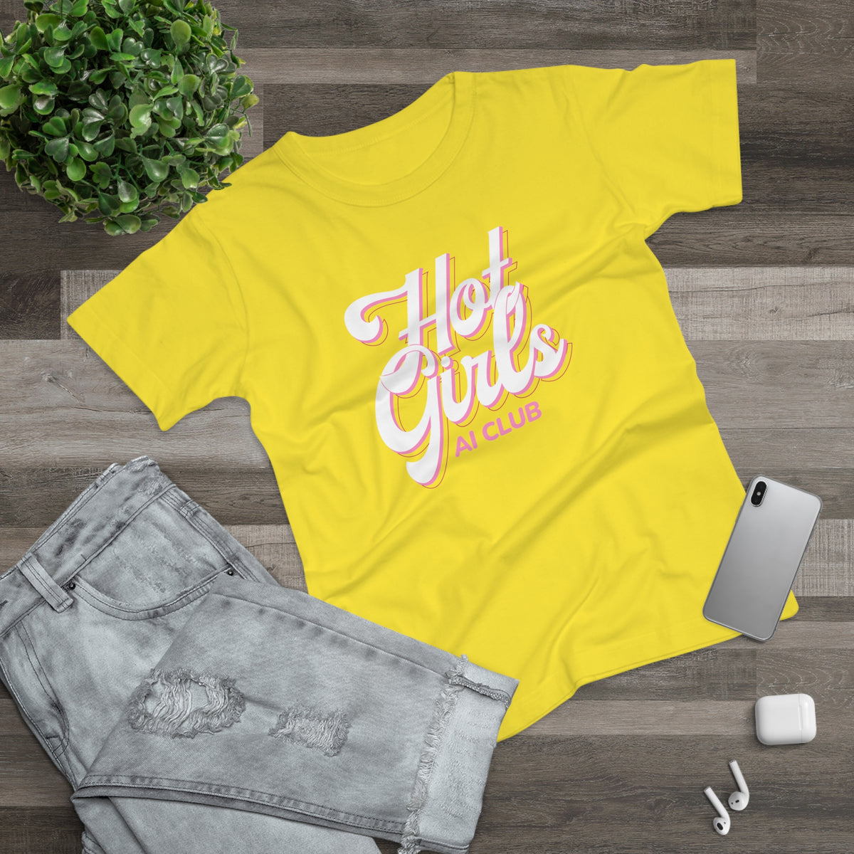 Hot Girls AI Club T-Shirt