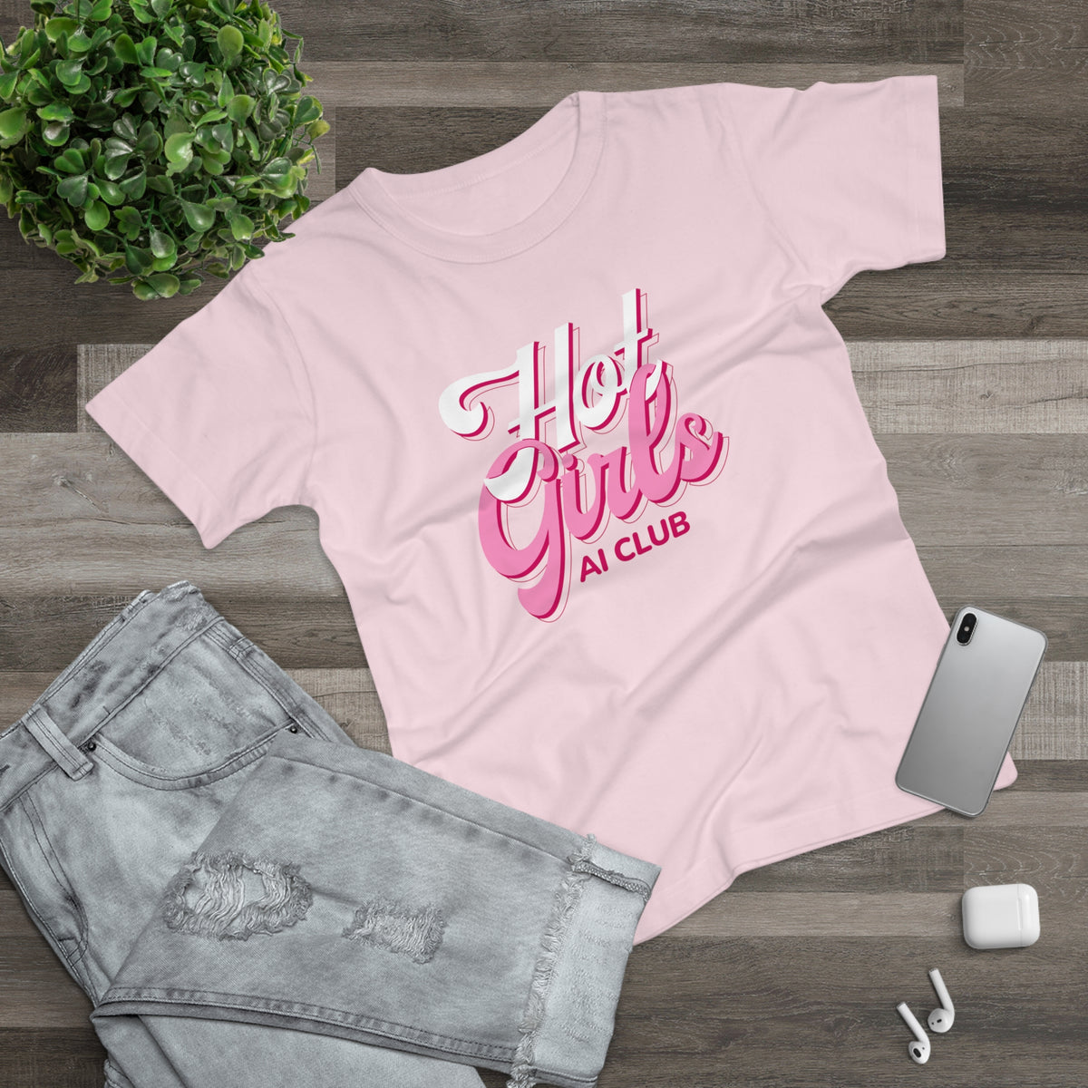 Hot Girls AI Club T-Shirt