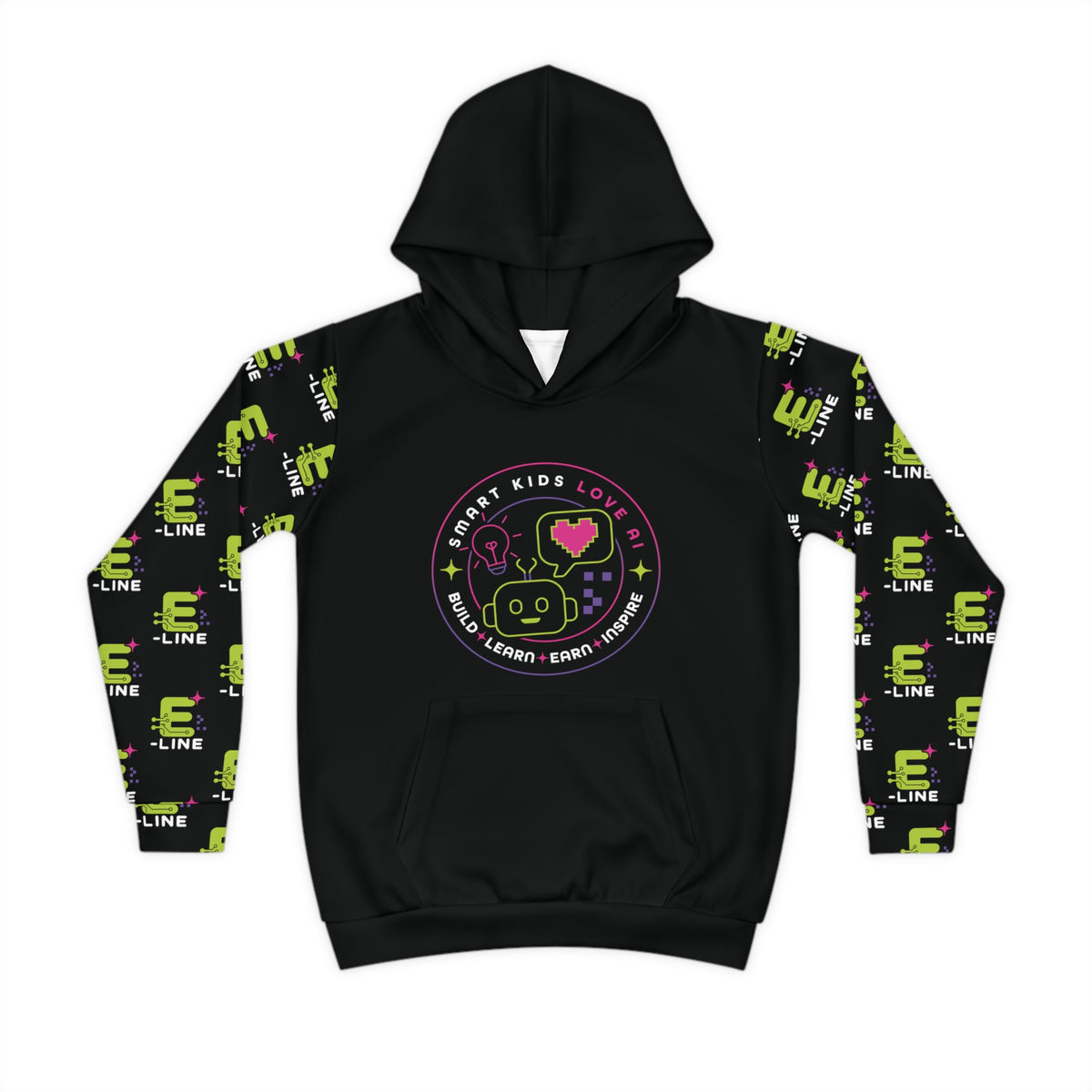 Children's Hoodie — "Grow Big Dreams" Kids STEM Hoodie
