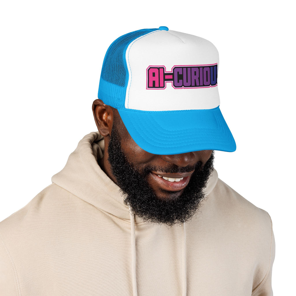 AI-CURIOUS Foam Trucker Hat