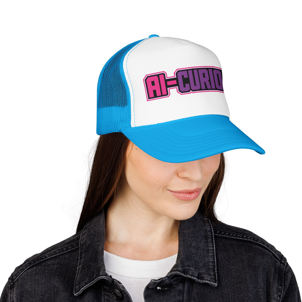 AI-CURIOUS Foam Trucker Hat