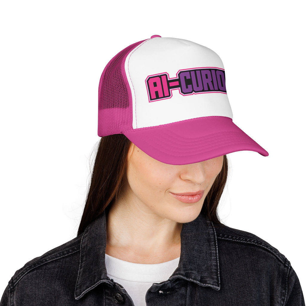 AI-CURIOUS Foam Trucker Hat