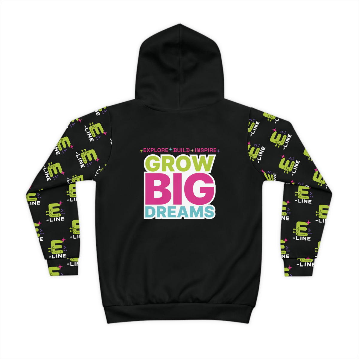 Children's Hoodie — "Grow Big Dreams" Kids STEM Hoodie