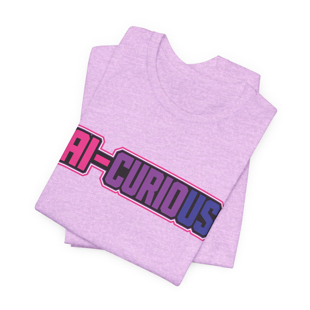AI-Curious | Unisex Jersey Short Sleeve Tee by Hot Girls AI Club