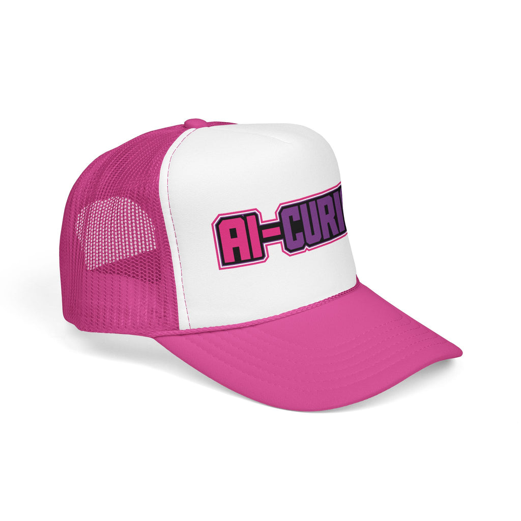 AI-CURIOUS Foam Trucker Hat