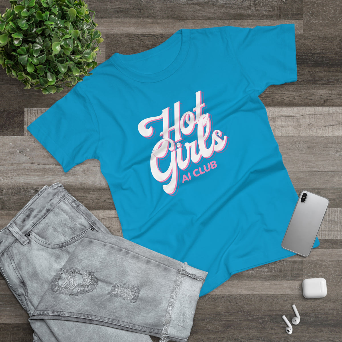 Hot Girls AI Club T-Shirt