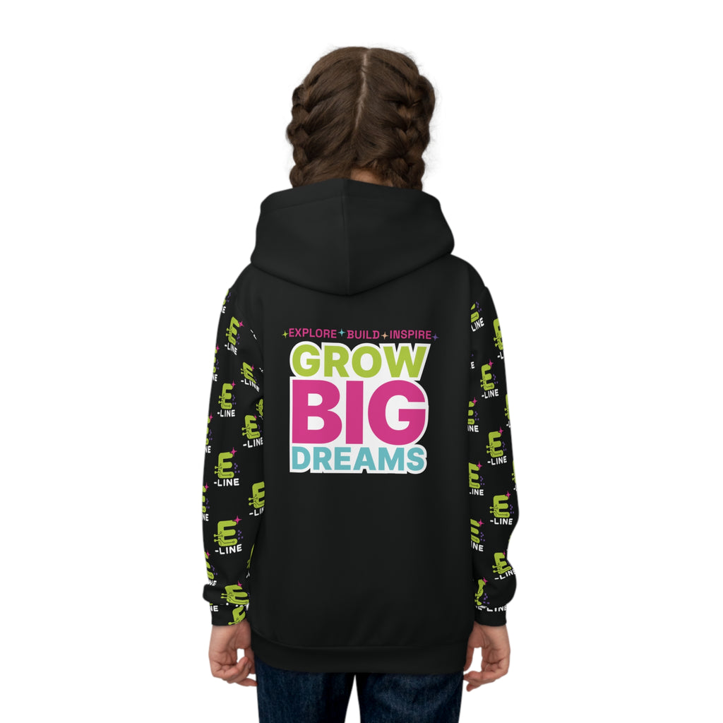 Children's Hoodie — "Grow Big Dreams" Kids STEM Hoodie