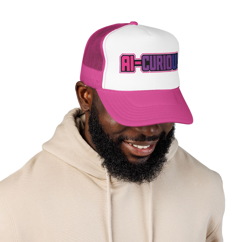 AI-CURIOUS Foam Trucker Hat